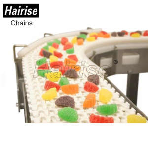 Hairise Food Grade Plastic Bakery Modular Belt Conveyor with ISO