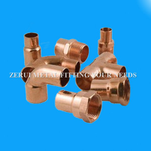 Solder Joint Copper Pipe Fittings for Refrigeration